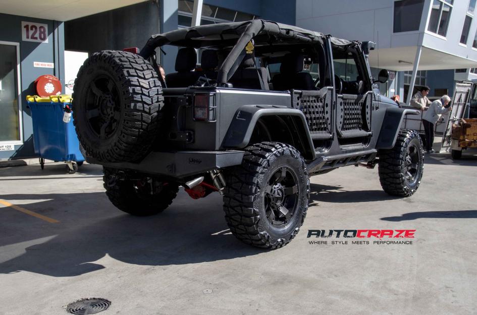 JEEP WRANGLER ROCKSTAR XD 2 MATTE BLACK