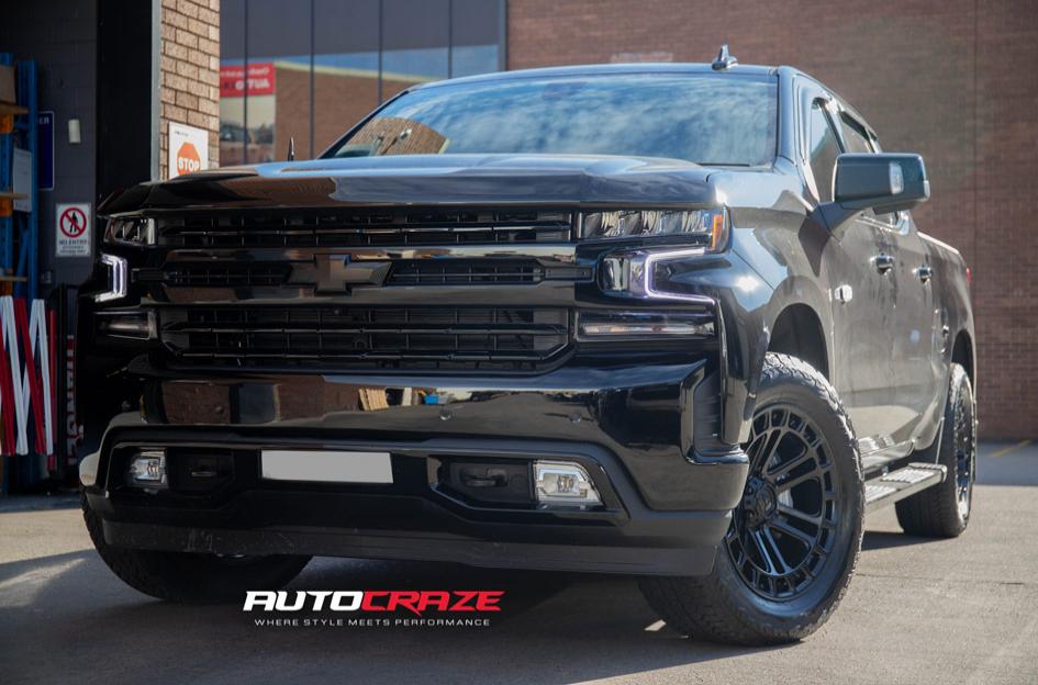 CHEVROLET SILVERADO HEATER MATTE BLACK