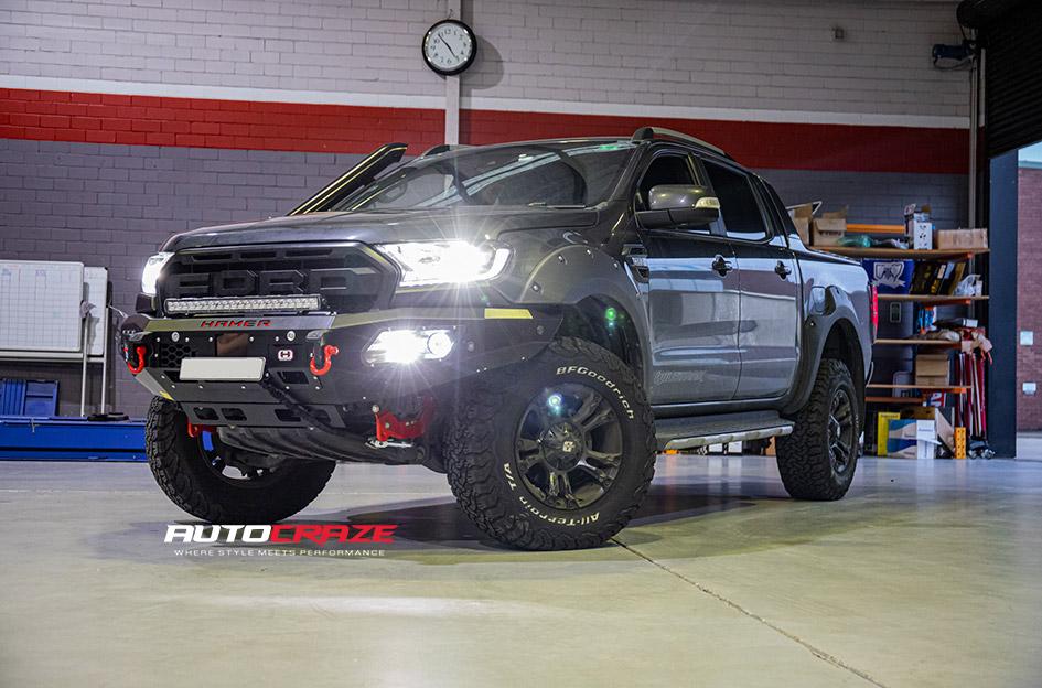 FORD RANGER BROOKLYN BLACK MACHINED WITH DARK TINT