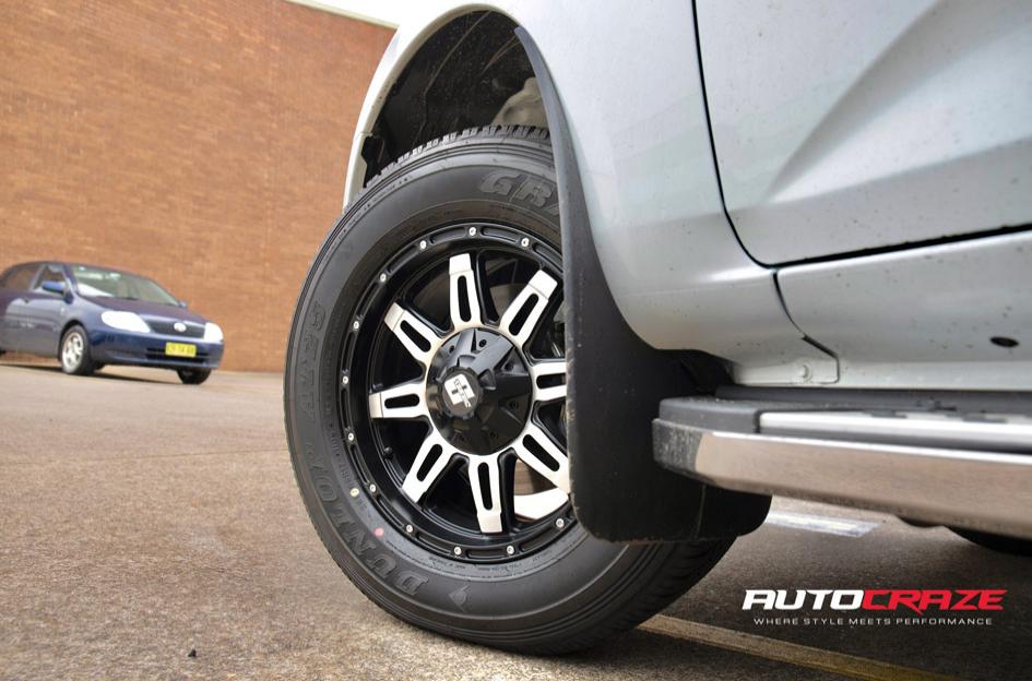 FORD RANGER RENEGADE V2 MACHINED FACE BLACK MATT