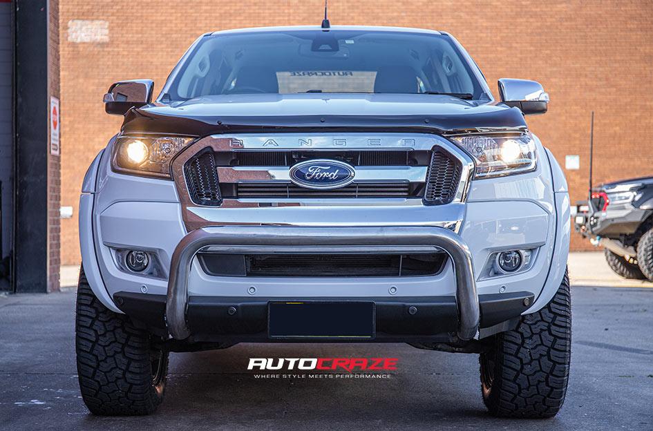 FORD RANGER BLITZ PLATINUM BRUSHED GUN METAL TINTED CLEAR