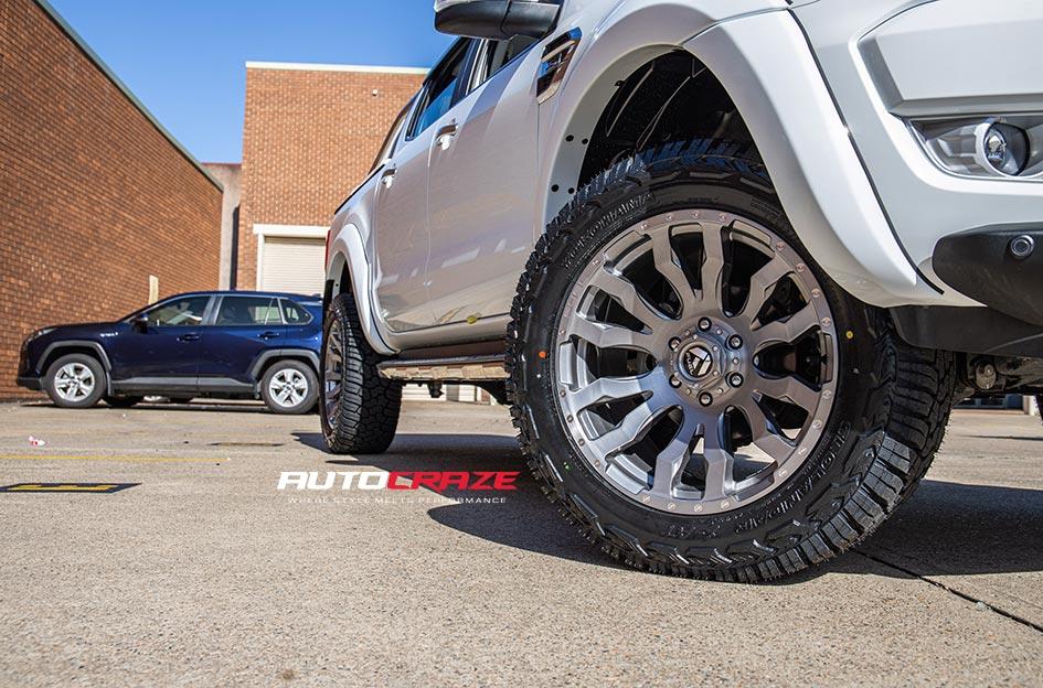 FORD RANGER BLITZ PLATINUM BRUSHED GUN METAL TINTED CLEAR