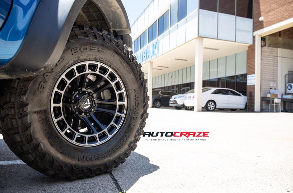 FORD RANGER RAPTOR HEATER MATTE BLACK MACHINED