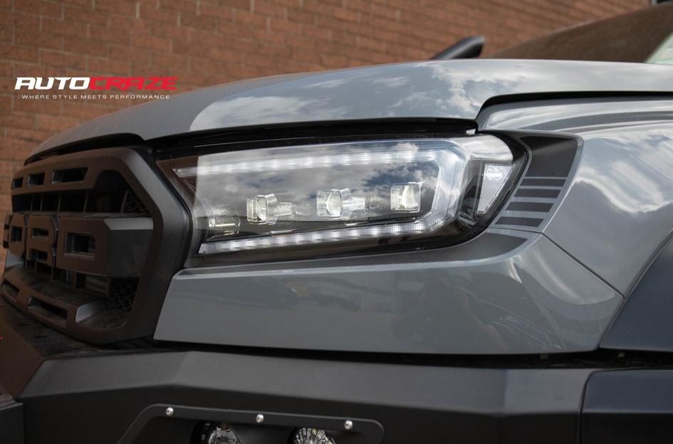 FORD RANGER RAPTOR CHASE SATIN BLACK
