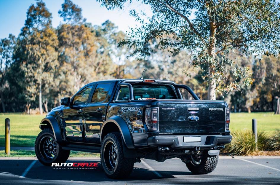 FORD RANGER RAPTOR MO922 FOLSOM GLOSS BLACK MILLED