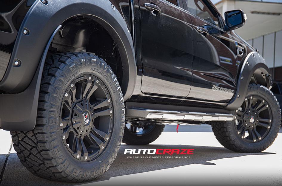 FORD RANGER MONSTER XD MATTE BLACK