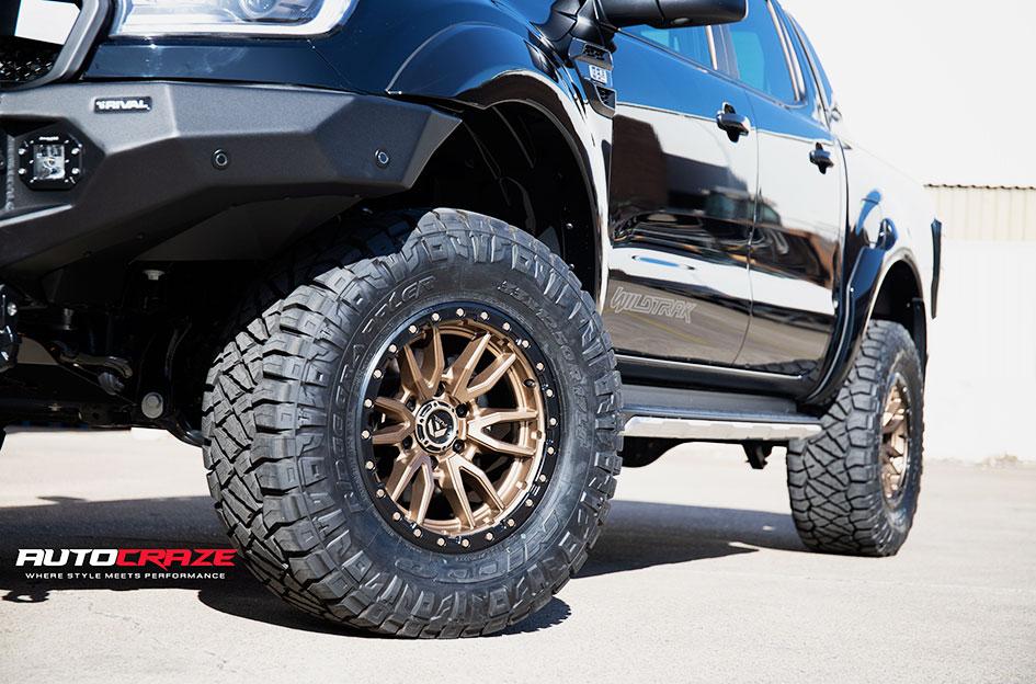 FORD RANGER REBEL MATTE BRONZE BLACK LIP