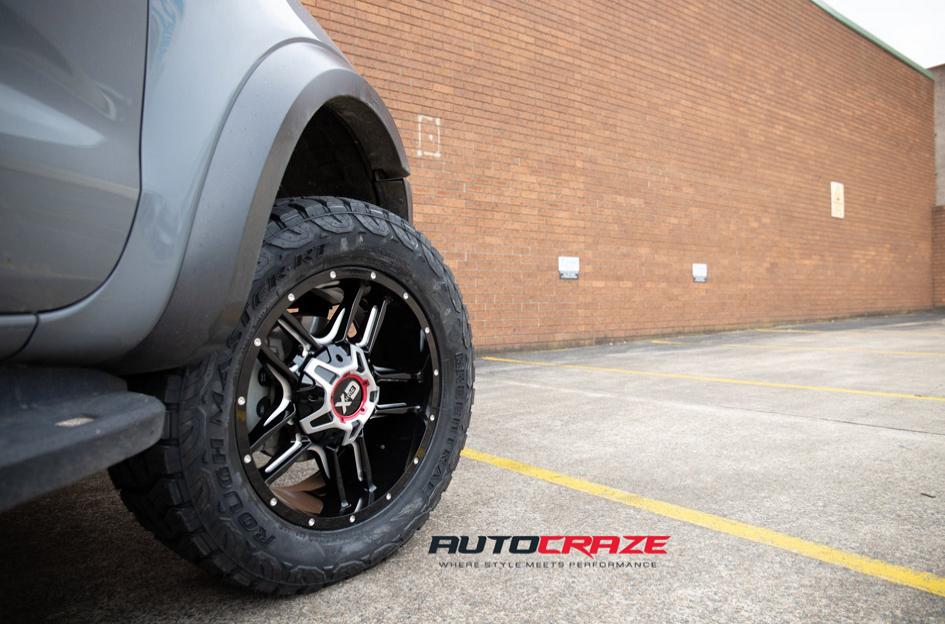 FORD RANGER RAPTOR CLAMP XD GLOSS BLACK MILLED ACCENTS