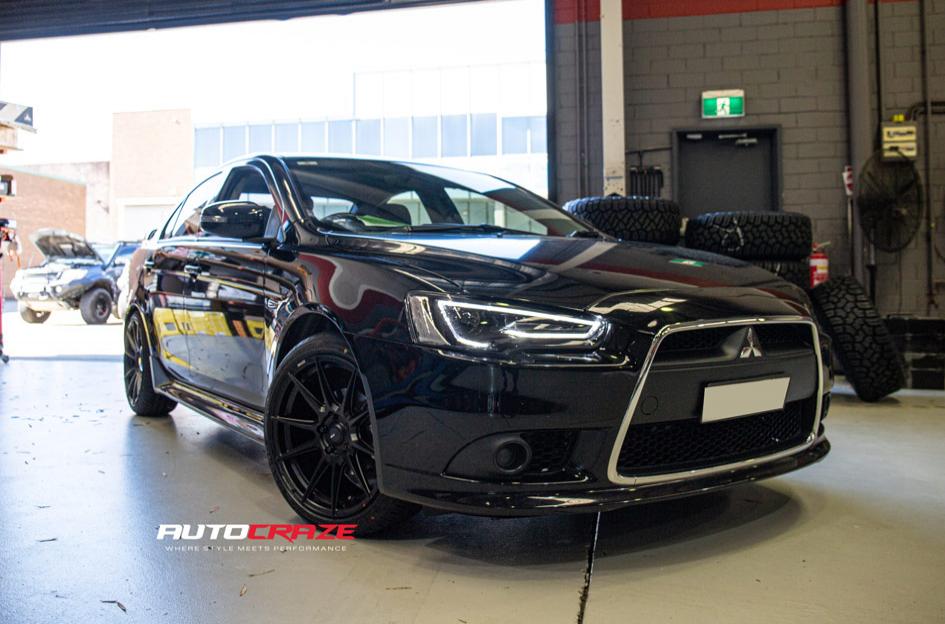 MITSUBISHI LANCER SC46 MATTE BLACK