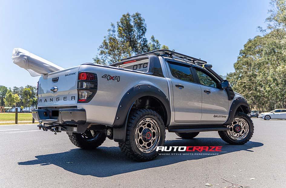 FORD RANGER DEMODOG XD SATIN BLACK GREY TINTED CLEAR COAT