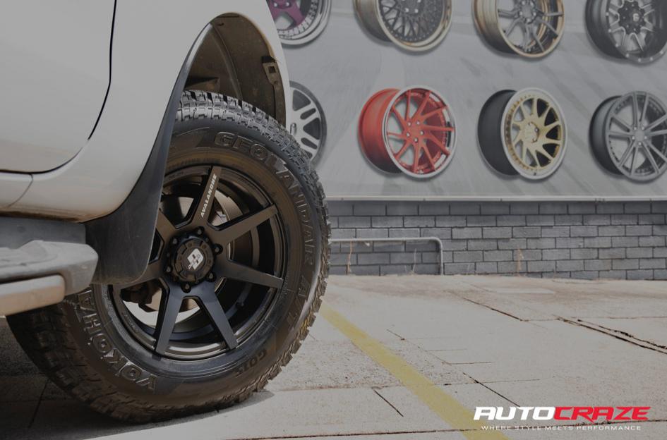 FORD RANGER AVALANCHE MATTE BLACK FRONT MILLED