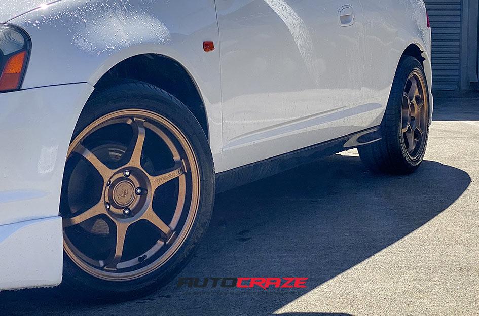 HONDA INTEGRA  5 STUD  MR145 TRAKLITE MATTE BRONZE