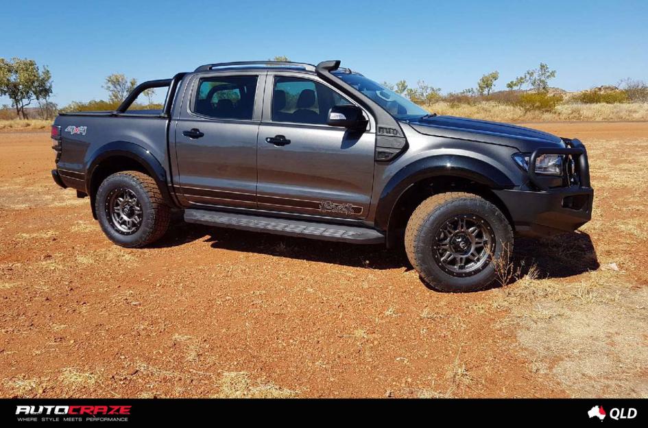 FORD RANGER HOSTAGE III MATTE ANTHRACITE WITH BLACK RING
