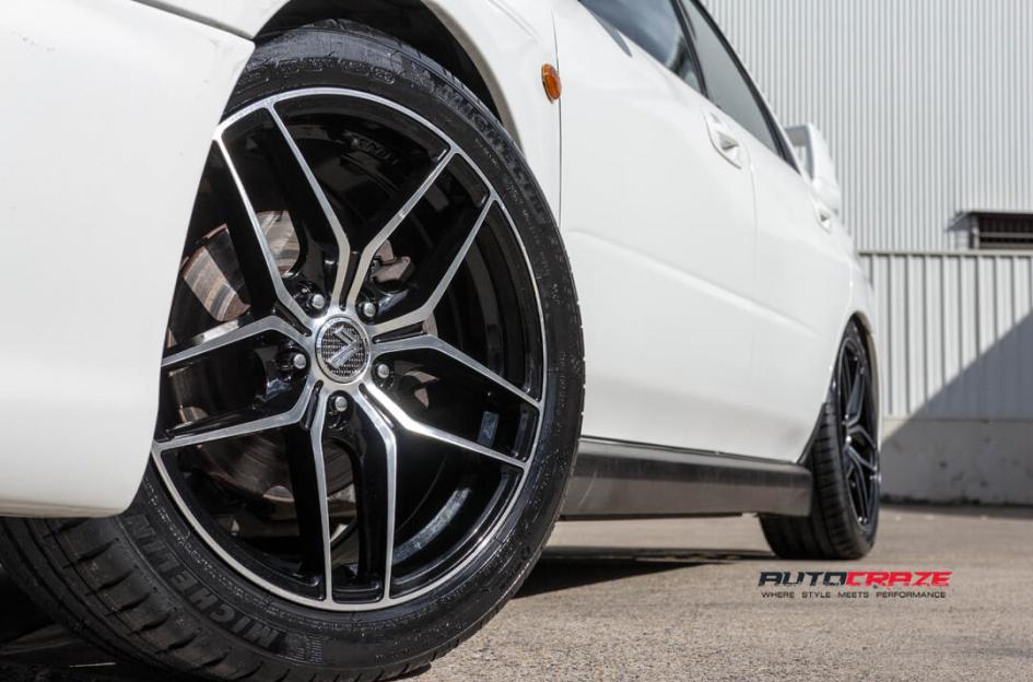 SUBARU WRX JAGER BAYERN MATTE BLACK MACHINED