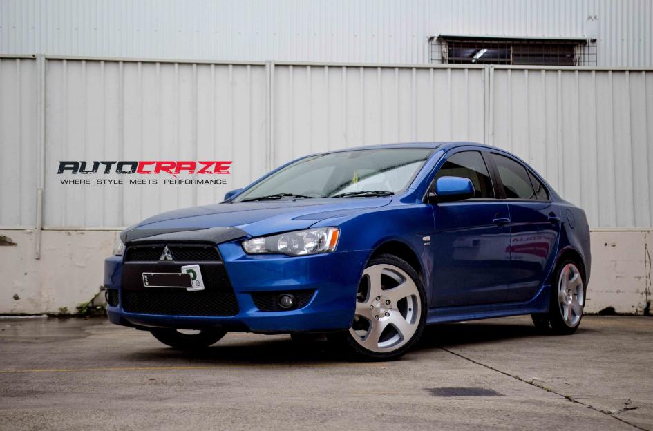 MITSUBISHI LANCER TMB SILVER MACHINED FACE