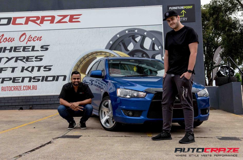 MITSUBISHI LANCER TMB SILVER MACHINED FACE