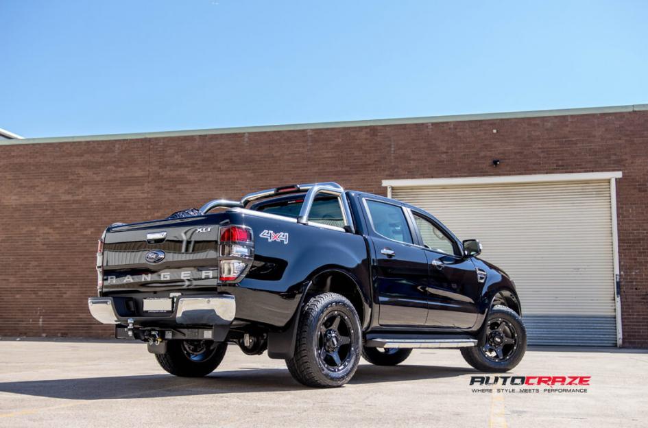 FORD RANGER GD04 MATTE BLACK
