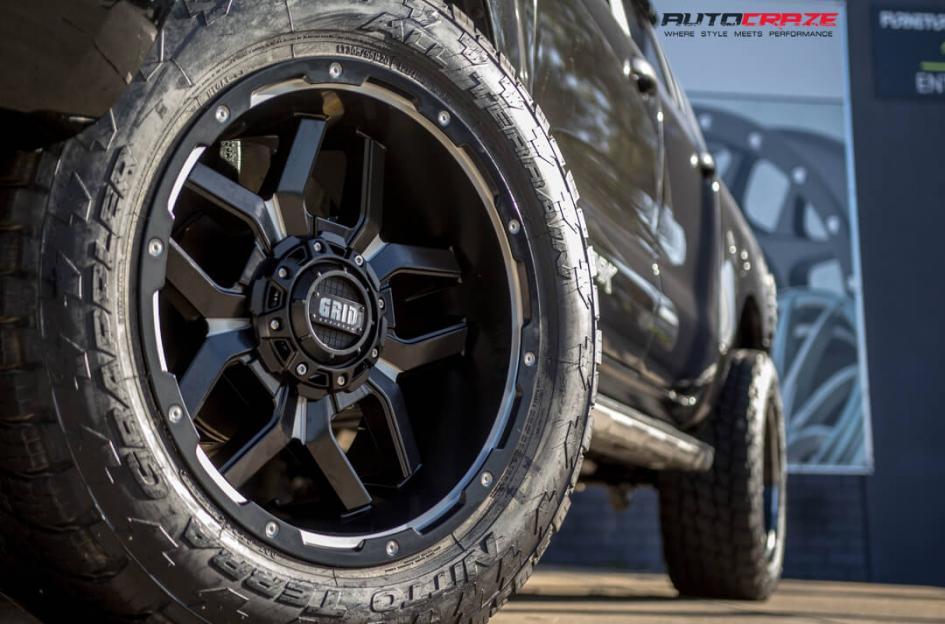 FORD RANGER GD07 MATTE BLACK MILLED