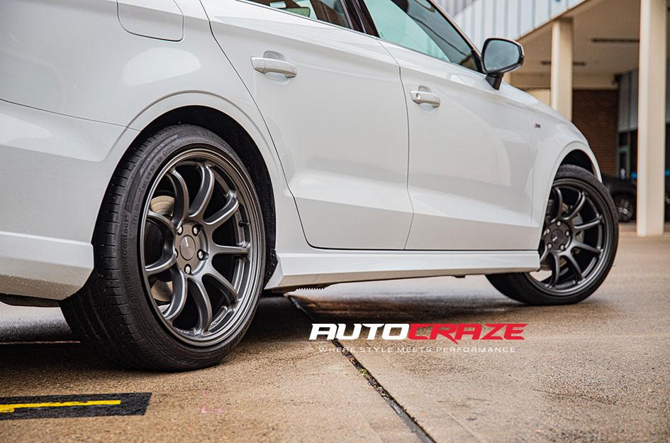 AUDI S3 2003 ONWARDS ENKEI PF09 MATTE DARK GUN METALLIC