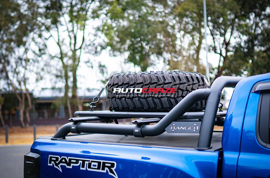 FORD RANGER RAPTOR HOSS XD II SATIN BLACK DARK TINT