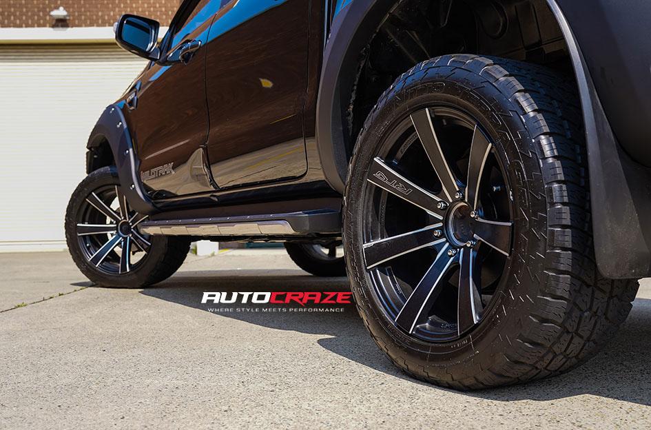 FORD RANGER RTG GLOSS BLACK MILLED ACCENTS