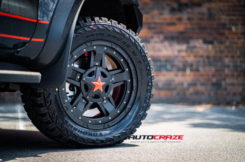 FORD RANGER RAPTOR ROCKSTAR XD 3 MATTE BLACK
