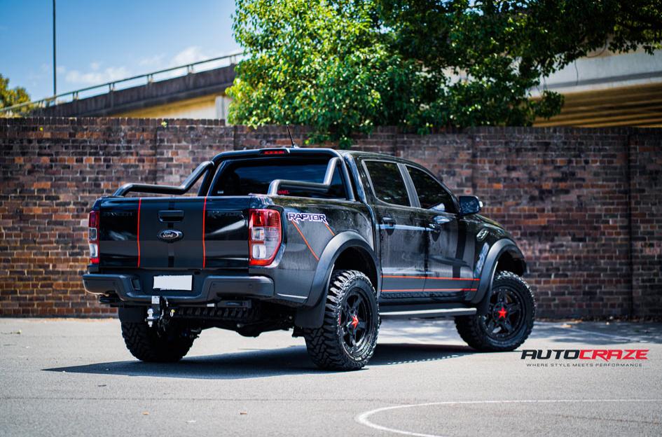 FORD RANGER RAPTOR ROCKSTAR XD 3 MATTE BLACK