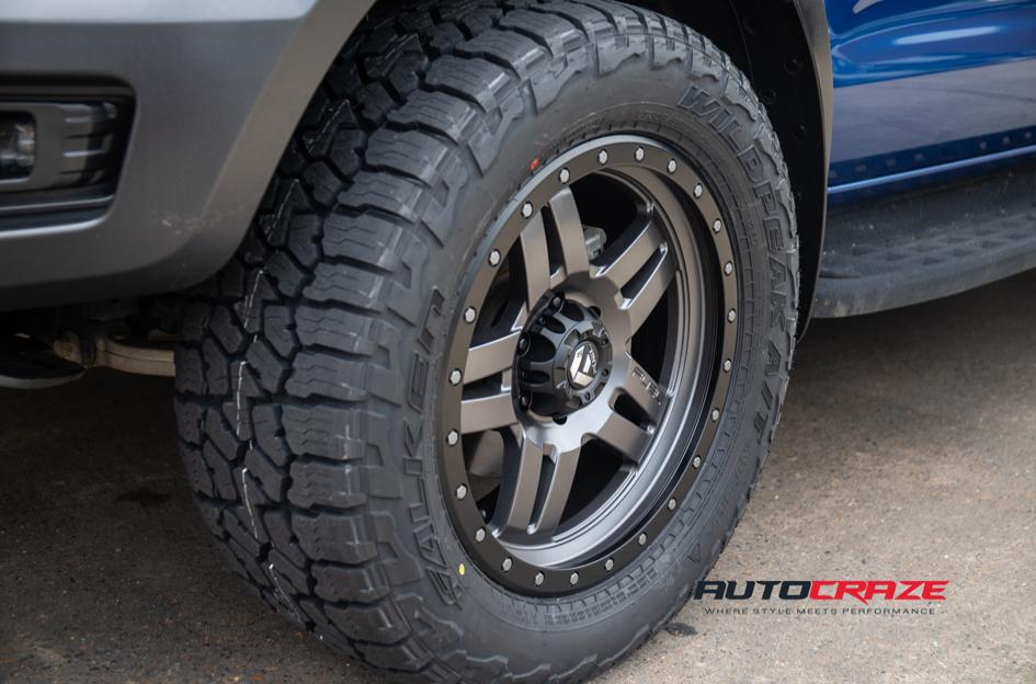 FORD RANGER RAPTOR ANZA MATTE ANTHRACITE WITH BLACK RING