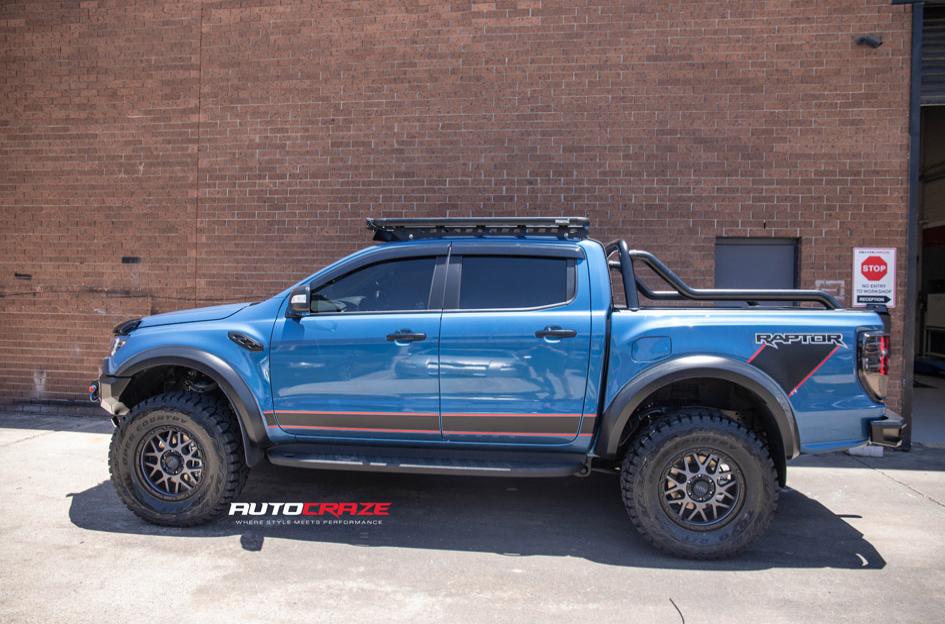 FORD RANGER RAPTOR GRENADE OR XD MATTE GREY MATTE BLACK LIP