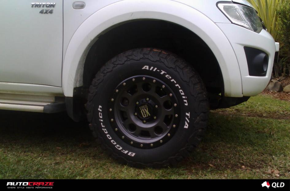 MITSUBISHI TRITON ENDURO PRO XD MATTE GREY WITH BLACK RING