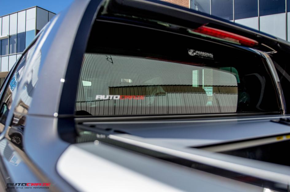 FORD RANGER AVALANCHE MATTE BLACK MILLED FONT