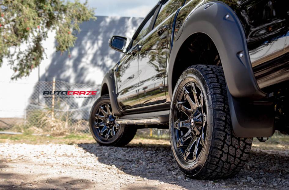 FORD RANGER BATTLE AXE GLOSS BLACK MILLED ACCENTS