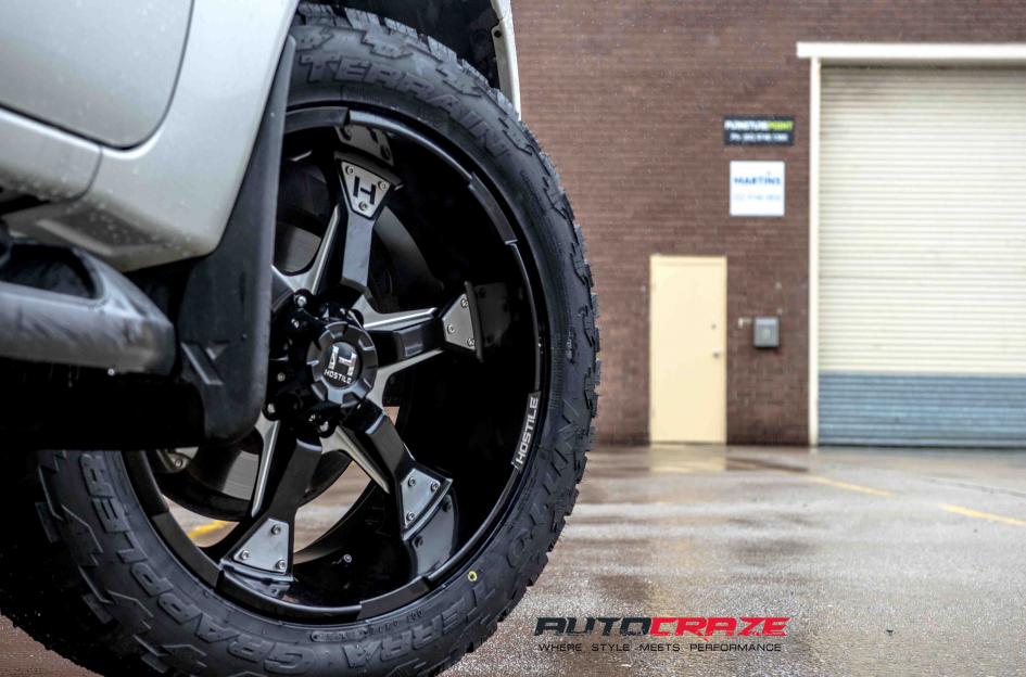 TOYOTA HILUX N80 4WD KNUCKLES SATIN BLACK MILLED ACCENTS