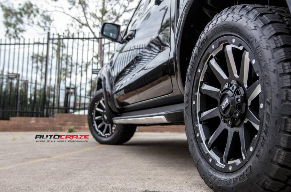 FORD RANGER GD05 MATTE BLACK MILLED ACCENTS