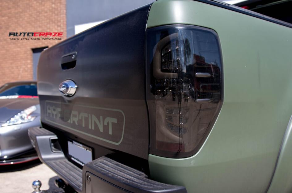 FORD RANGER COUPLER BLACK MACHINED WITH DARK TINT