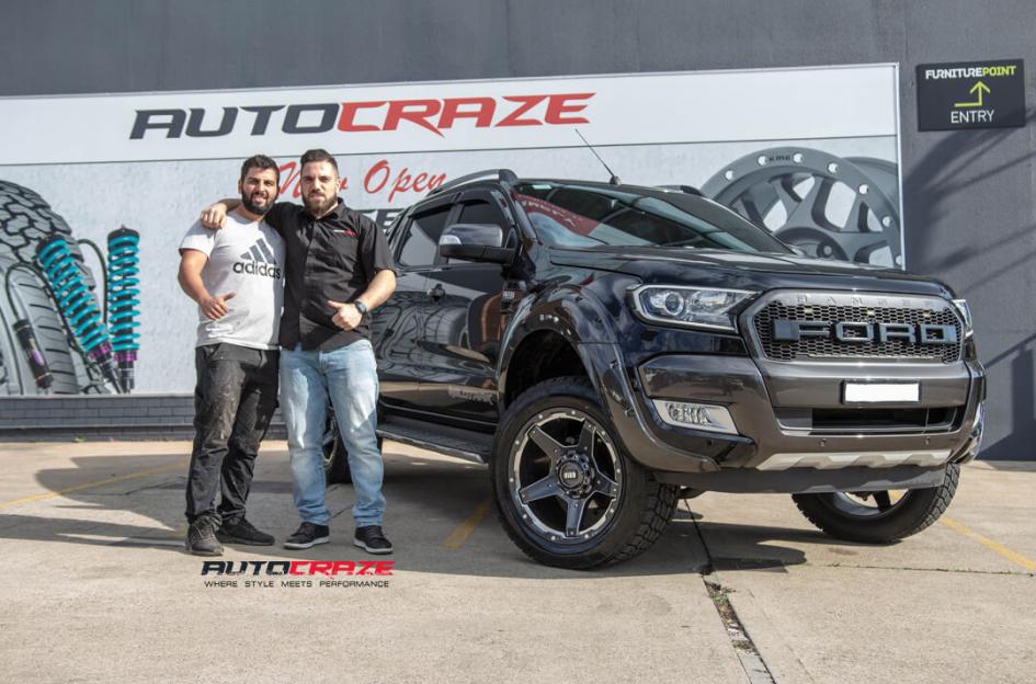 FORD RANGER GD04 GRAPHITE WITH MILLED ACCENTS