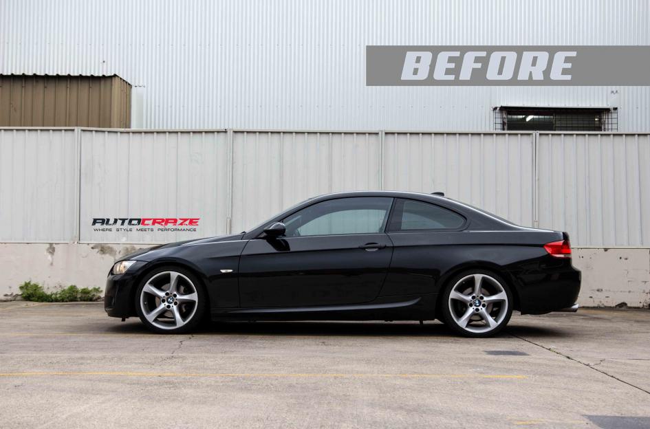 BMW 3 SERIES BLQ MATTE BLACK TINTED FACE
