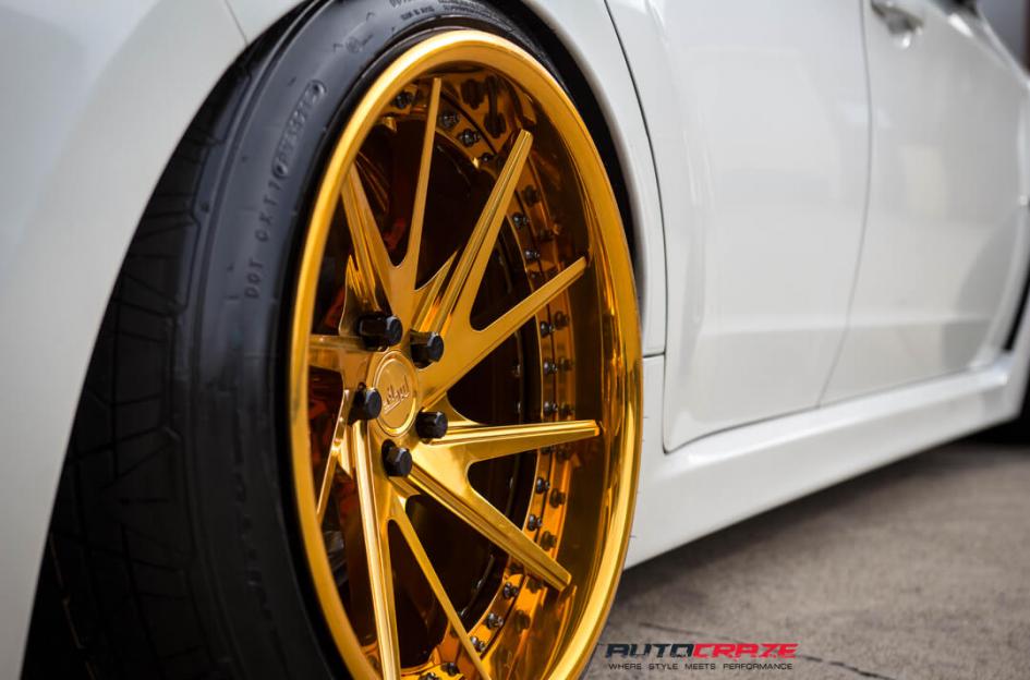 SUBARU WRX INVERT 3 PIECE FORGED4K GOLD