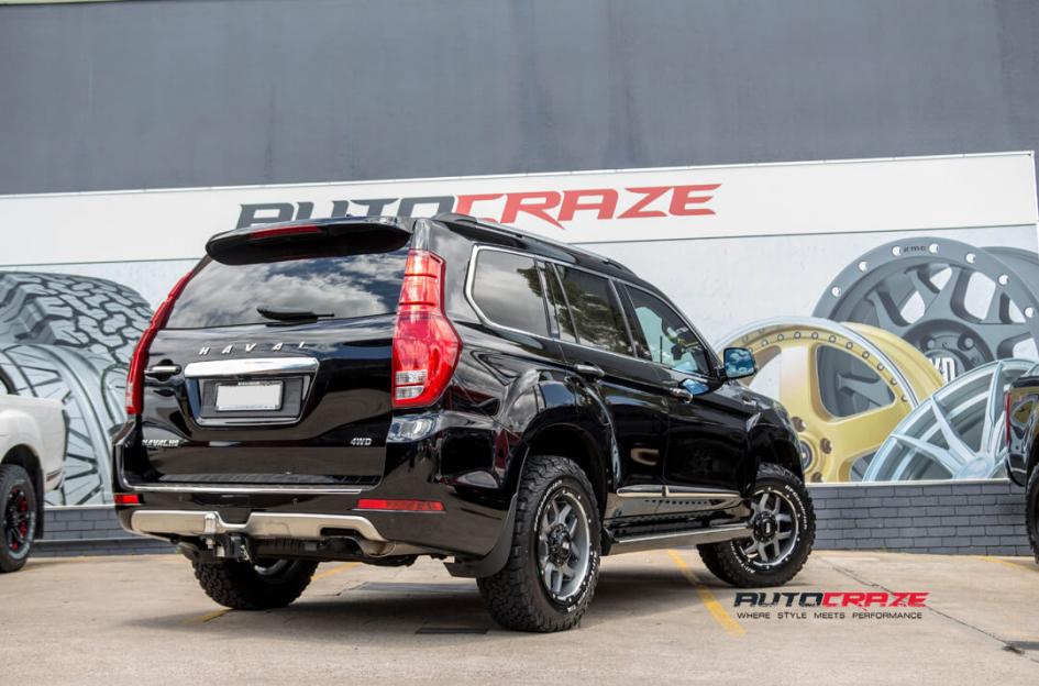 HAVAL H9 GD07 MATTE ANTHRACITE MILLED WITH BLACK LIP