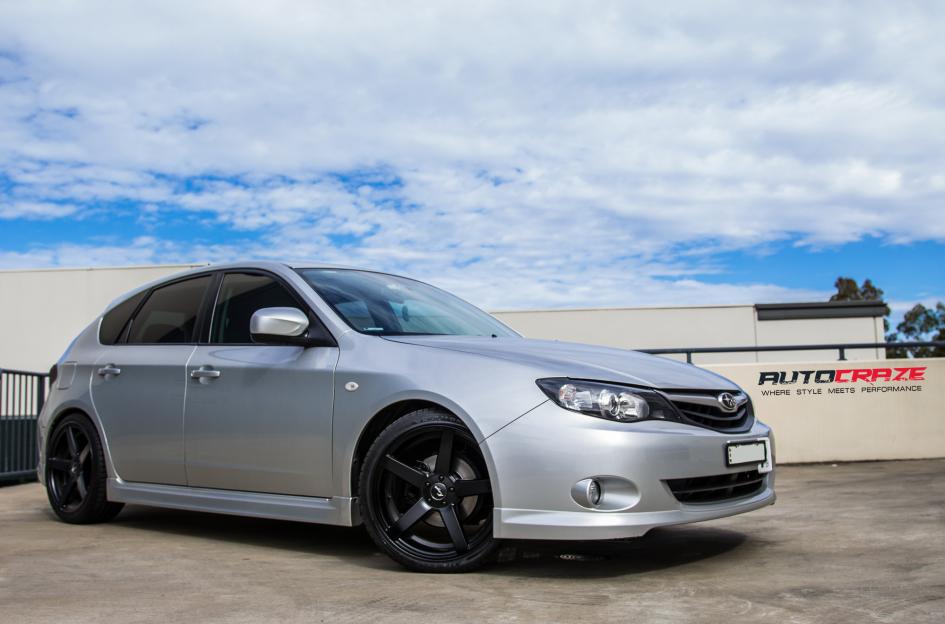 SUBARU IMPREZA R5 SATIN BLACK