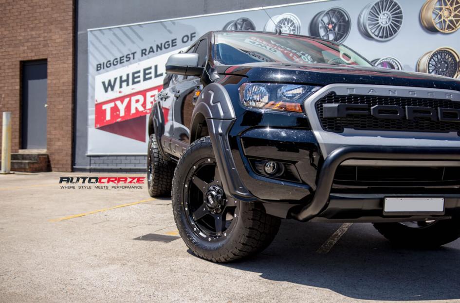FORD RANGER GD04 MATTE BLACK