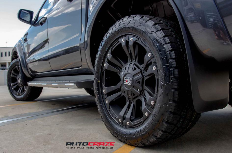FORD RANGER MONSTER XD 2 MATTE BLACK 3