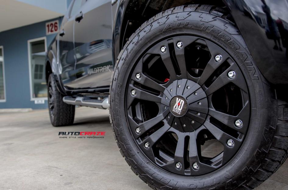 FORD RANGER MONSTER XD MATTE BLACK 6