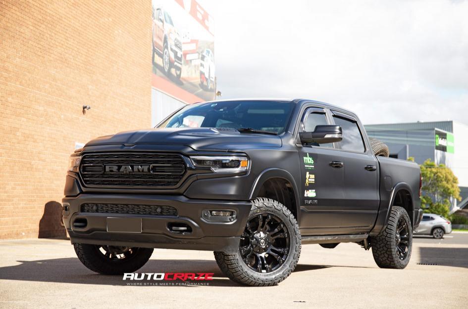 DODGE RAM VAPOR MATTE BLACK