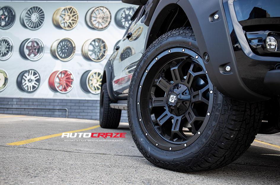 FORD RANGER HURRICANE MATTE BLACK