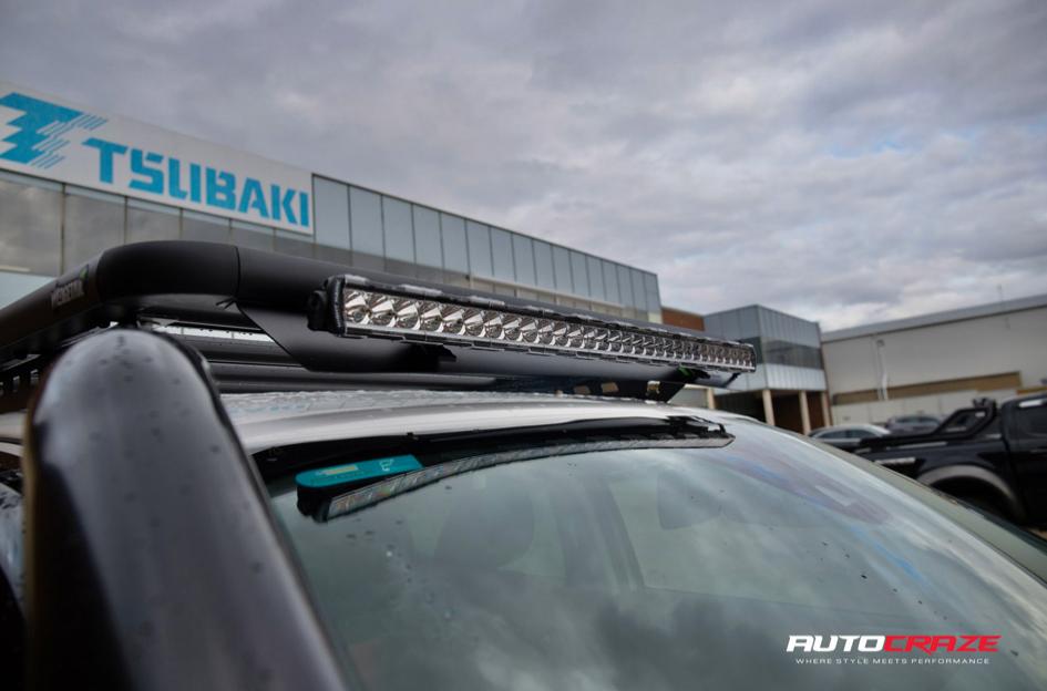 FORD RANGER AVALANCHE MATTE BLACK FRONT MILLED