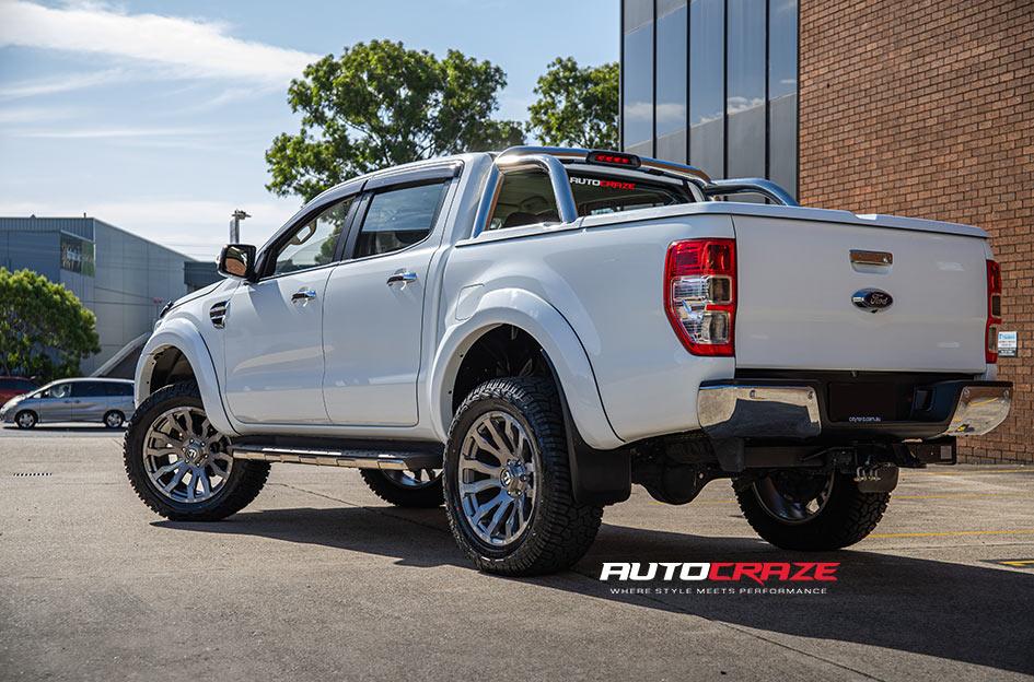 FORD RANGER BLITZ PLATINUM BRUSHED GUN METAL TINTED CLEAR