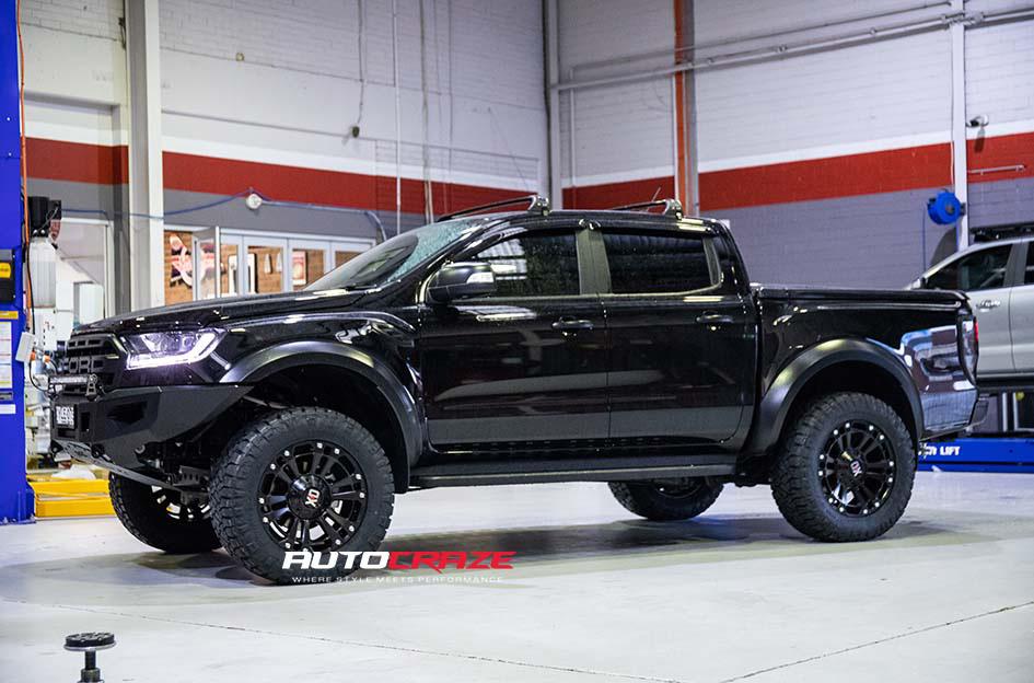FORD RANGER RAPTOR MONSTER XD MATTE BLACK