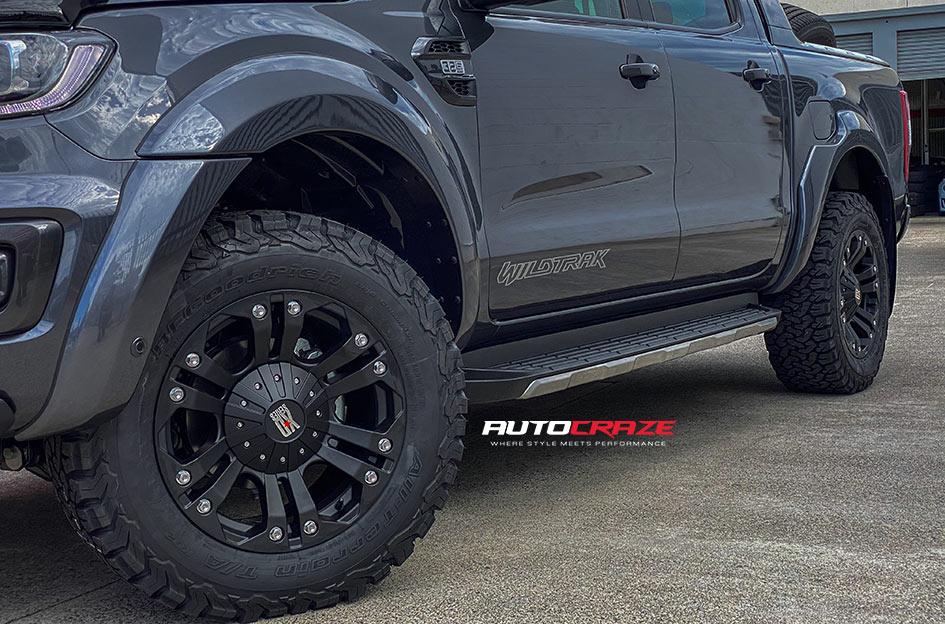 FORD RANGER MONSTER XD MATTE BLACK