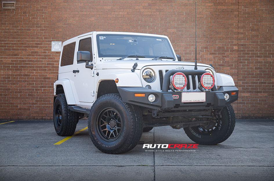 JEEP WRANGLER BULLY OL KM717 SATIN BLACK